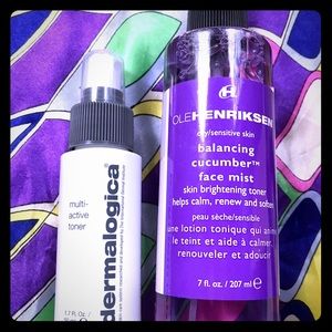 Ole Henriksen face mist and Dermalogica toner
